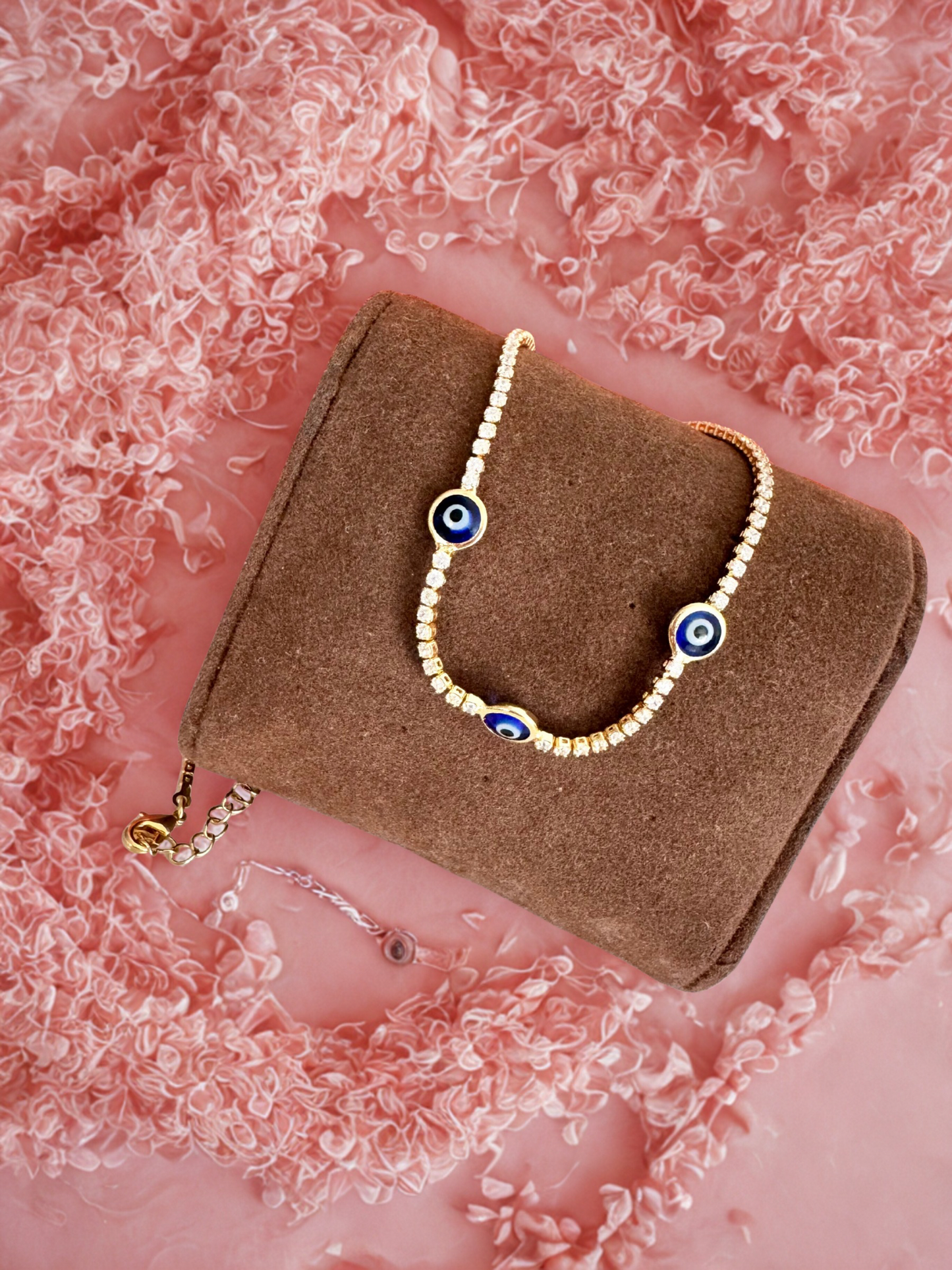 Set de joyería “Protección & Brillo” – Ojo Turco con circonias