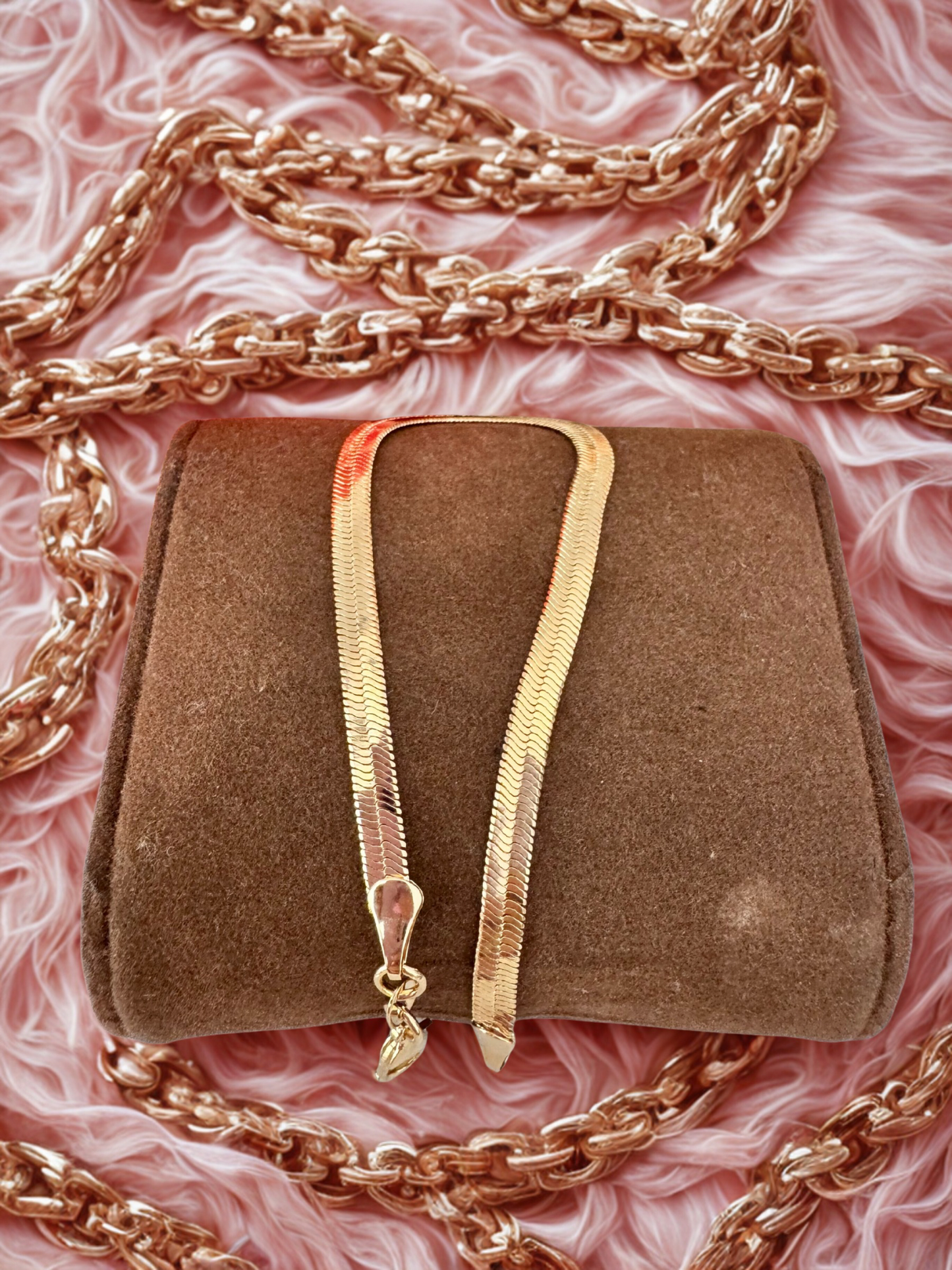 Pulsera estilo herringbone – Bañada en oro de 18K o rodio