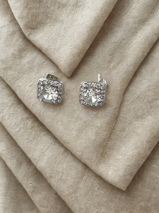 Aretes Brillantes Tipo Stud