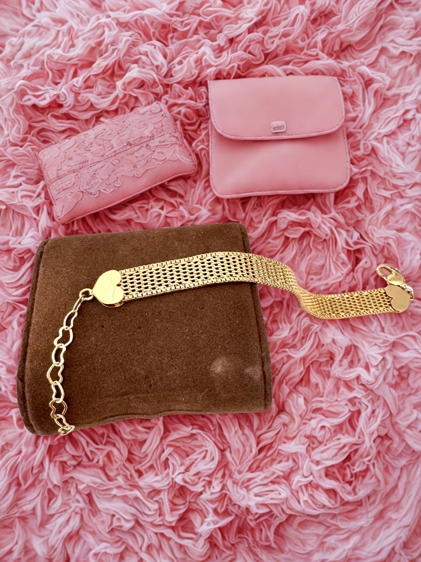 Pulsera de malla dorada – Bañada en oro de 18K